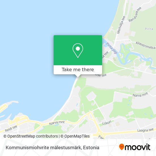 Kommunismiohvrite mälestusmärk map