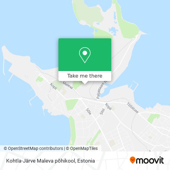 Kohtla-Järve Maleva põhikool map