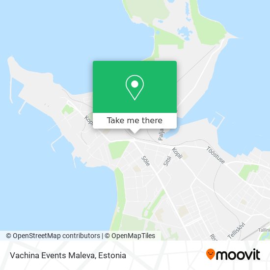 Vachina Events Maleva map