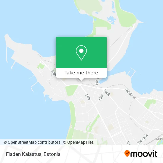 Карта Fladen Kalastus