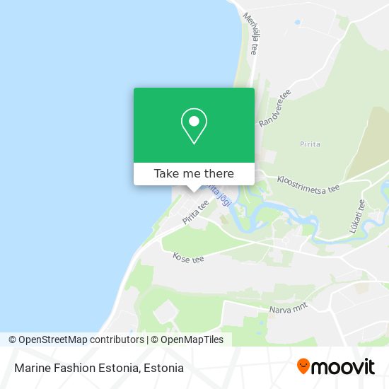 Marine Fashion Estonia map