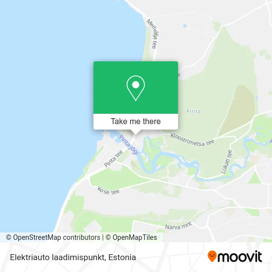 Карта Elektriauto laadimispunkt