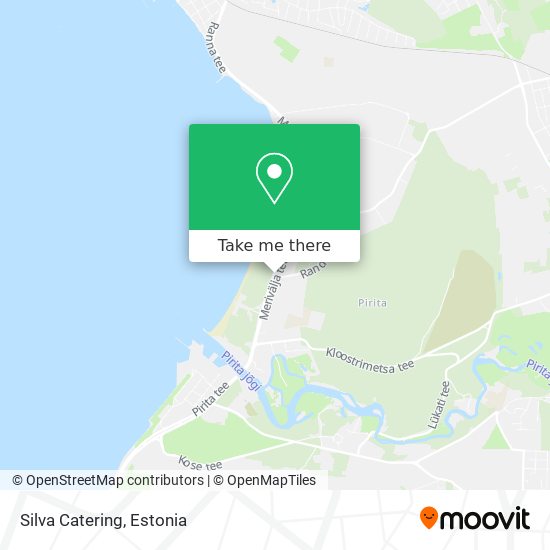 Silva Catering map