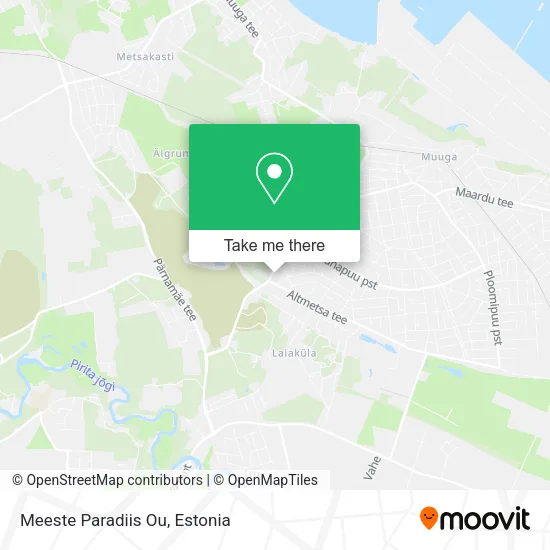 Meeste Paradiis Ou map