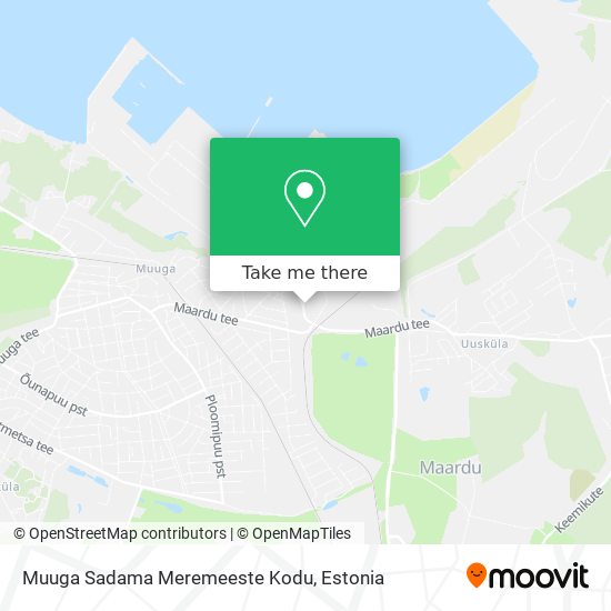 Muuga Sadama Meremeeste Kodu map