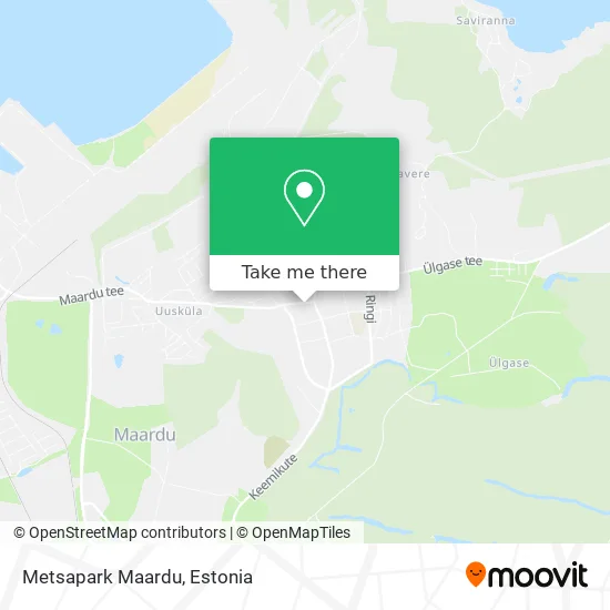 Карта Metsapark Maardu