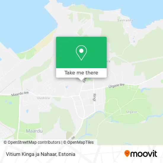 Карта Vitium Kinga ja Nahaar