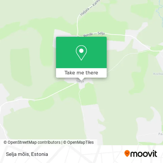 Карта Selja mõis