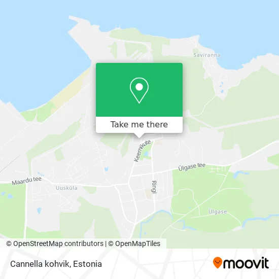 Карта Cannella kohvik