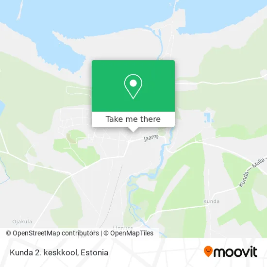 Карта Kunda 2. keskkool