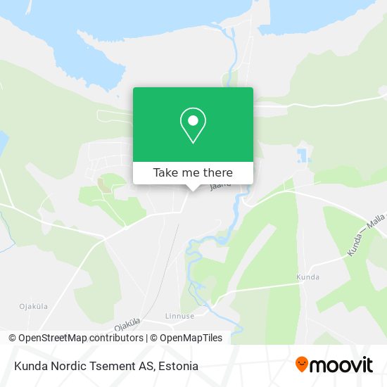 Kunda Nordic Tsement AS map