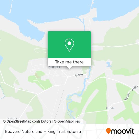 Карта Ebavere Nature and Hiking Trail