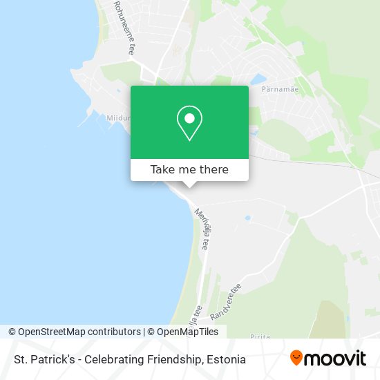 St. Patrick's - Celebrating Friendship map
