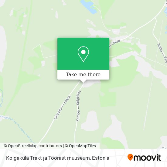 Карта Kolgaküla Trakt ja Tööriist muuseum