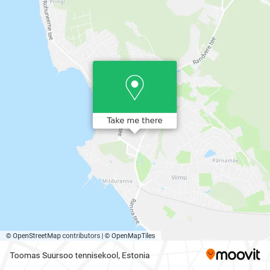 Карта Toomas Suursoo tennisekool