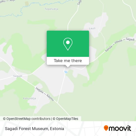Sagadi Forest Museum map