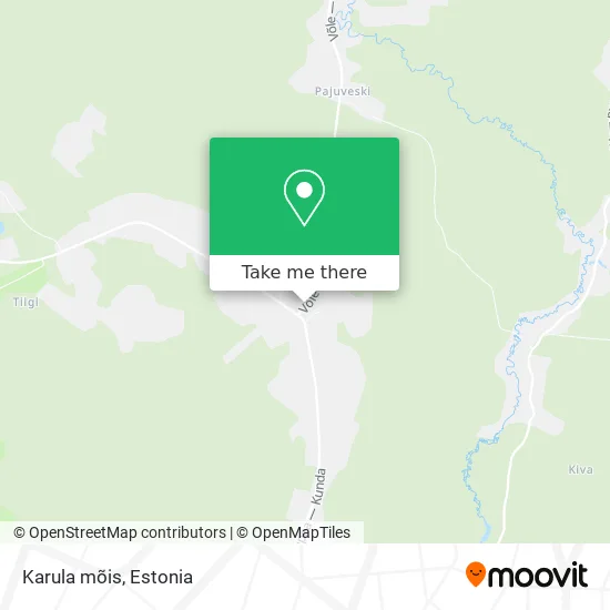 Карта Karula mõis