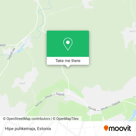 Карта Hipe puhkemaja