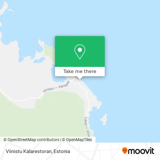 Карта Viinistu Kalarestoran