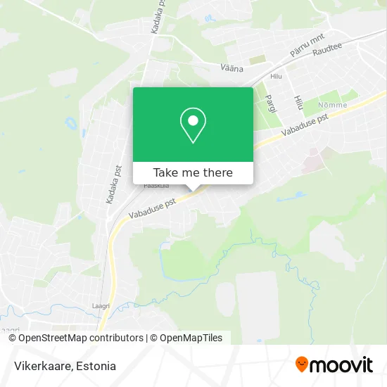 Карта Vikerkaare