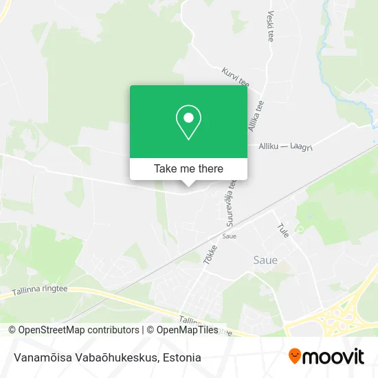 Карта Vanamõisa Vabaõhukeskus