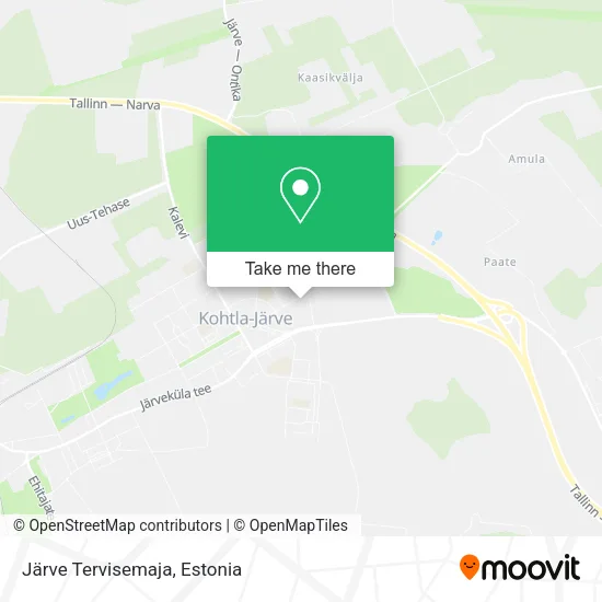 Карта Järve Tervisemaja