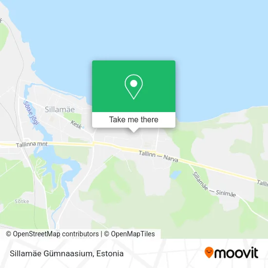 Sillamäe Gümnaasium map
