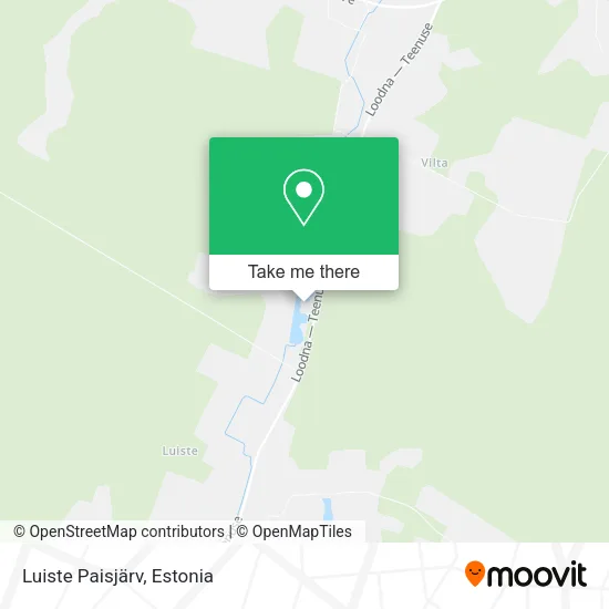 Luiste Paisjärv map