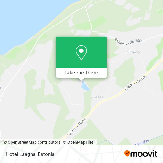 Hotel Laagna map