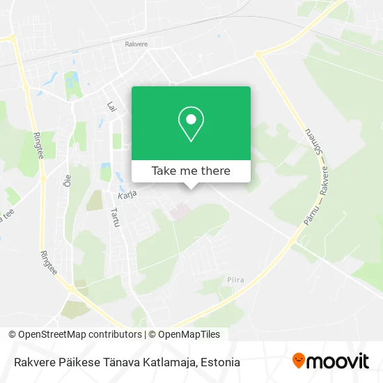 Карта Rakvere Päikese Tänava Katlamaja