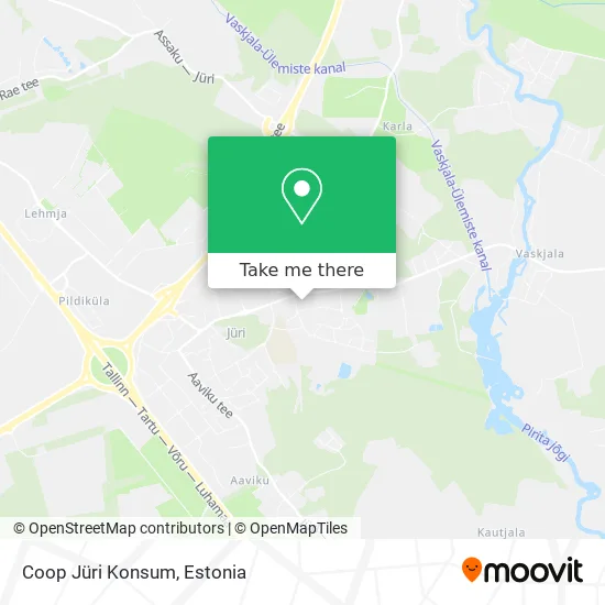 Coop Jüri Konsum map