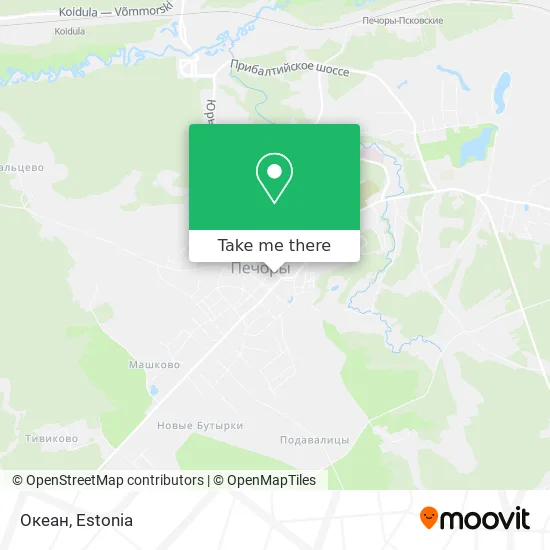 Карта Океан
