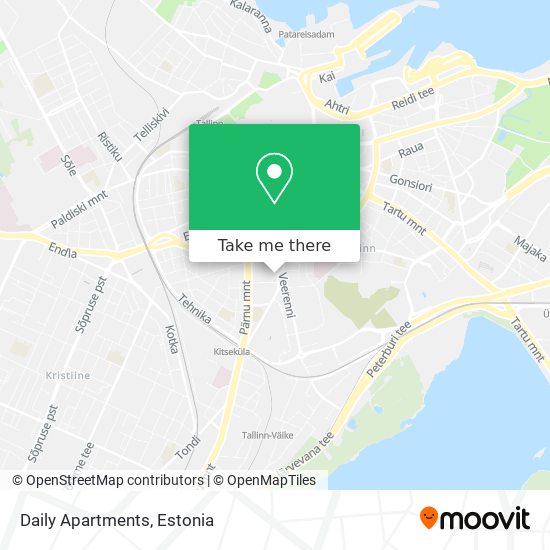 Daily Apartments map