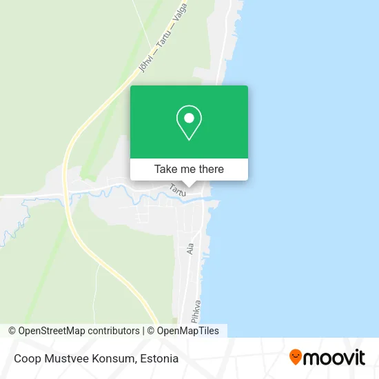 Карта Coop Mustvee Konsum