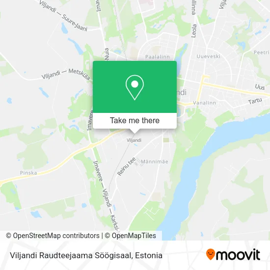 Карта Viljandi Raudteejaama Söögisaal