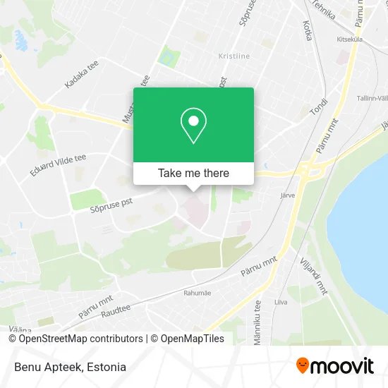 Benu Apteek map