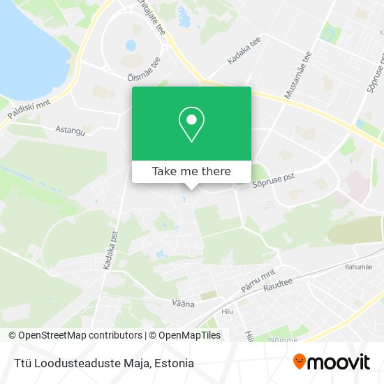 Ttü Loodusteaduste Maja map