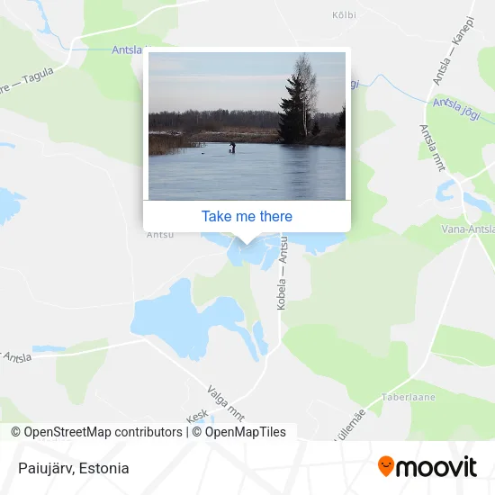 Карта Paiujärv