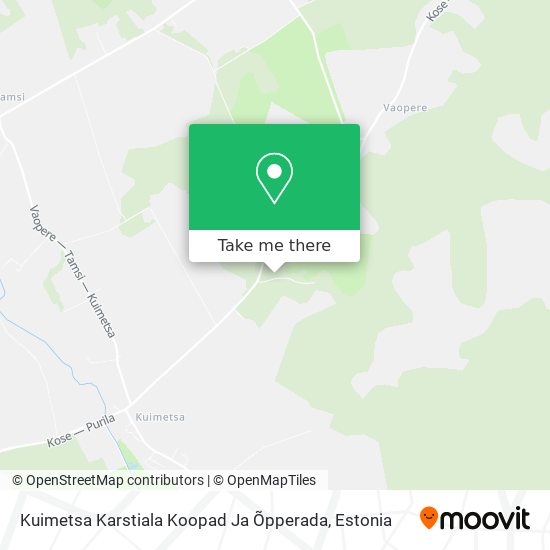 Kuimetsa Karstiala Koopad Ja Õpperada map