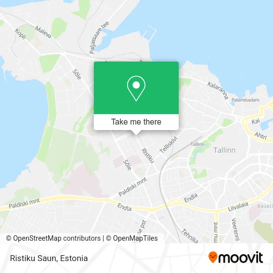 Ristiku Saun map