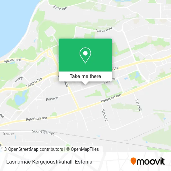 Lasnamäe Kergejõustikuhall map