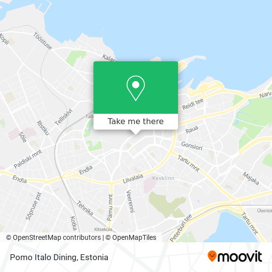 Pomo Italo Dining map