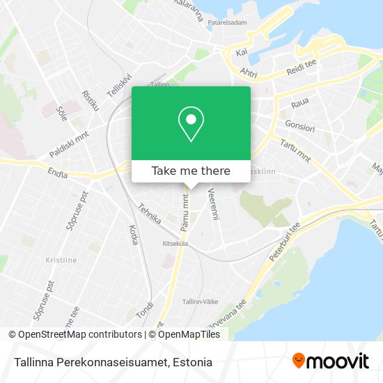 Tallinna Perekonnaseisuamet map