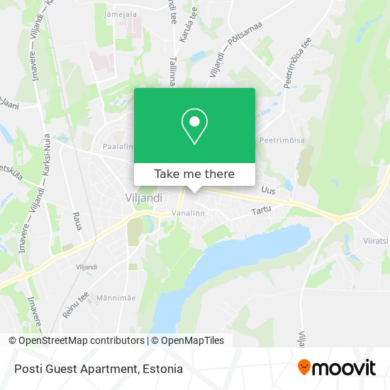 Posti Guest Apartment map