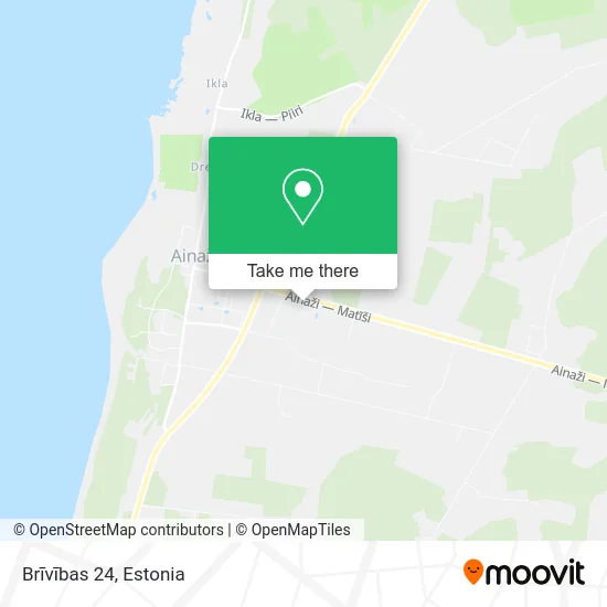 Карта Brīvības 24