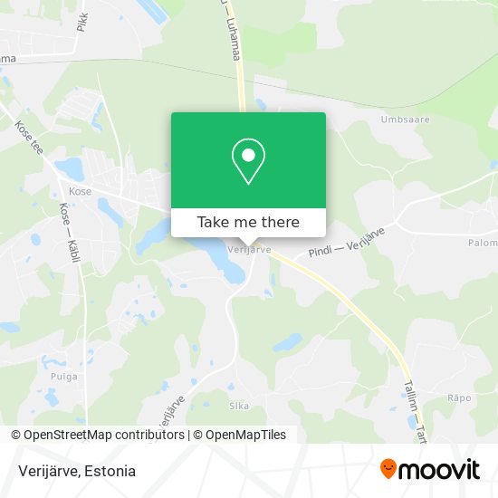 Карта Verijärve