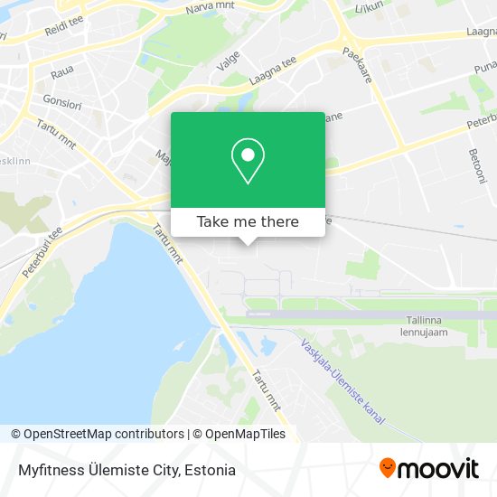 Карта Myfitness Ülemiste City