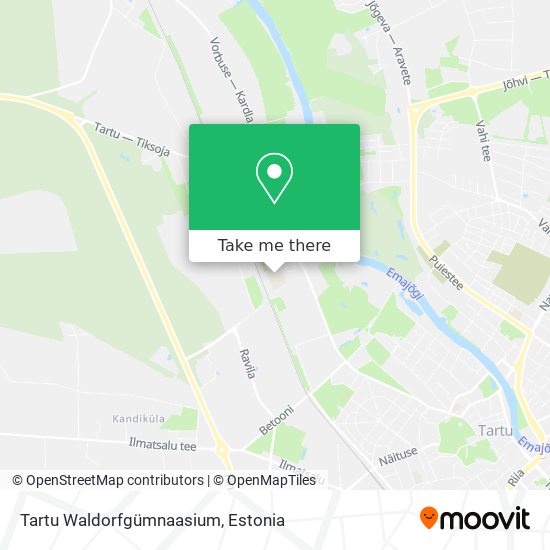 Tartu Waldorfgümnaasium map