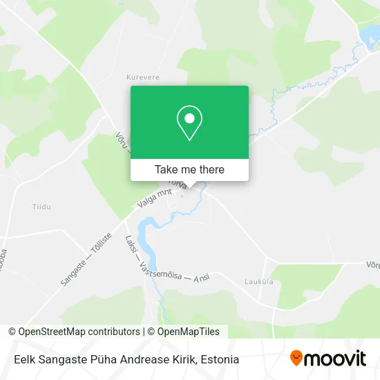Карта Eelk Sangaste Püha Andrease Kirik