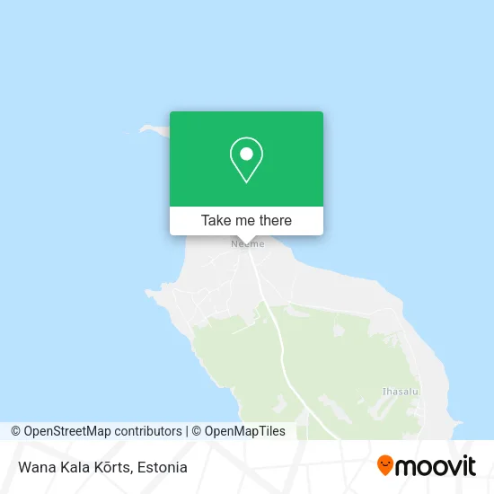 Карта Wana Kala Kõrts